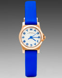 Marc Jacobs Henry White Dial Blue Leather Strap Watch for Women - MBM1238 Authentic Buy Shop Now