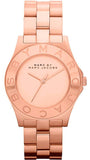 Marc Jacobs Blade Rose Gold Dial Rose Gold Steel Strap Watch for Women - MBM3127 Authentic Buy Shop Now