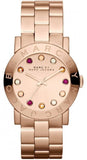Marc Jacobs Amy Dexter Rose Gold Dial Rose Gold Steel Strap Watch for Women - MBM3216 Authentic Buy Shop Now