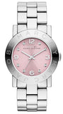 Marc Jacobs Amy Life Pink Dial Silver Steel Strap Watch for Women - MBM3300 Authentic Buy Shop Now