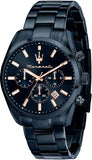 Maserati Attrazione Chronograph Blue Dial Blue Steel Strap Watch for Men - R8873626003 Authentic Buy Shop Now