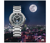Maurice Lacroix Fiaba Moonphase Blue Dial Silver Steel Strap Watch for Women - FA1084-SS002-420-1 Authentic Buy Shop Now