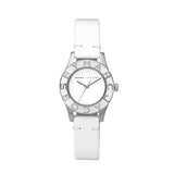 Marc Jacobs Blade White Dial White Leather Strap Watch for Women - MBM1097 Authentic Buy Shop Now
