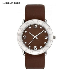 Marc Jacobs Amy Brown Dial Brown Leather Strap Watch for Women - MBM1139 Authentic Buy Shop Now