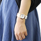 Marc Jacobs Amy White Dial White Leather Strap Watch for Women - MBM1180 Authentic Buy Shop Now
