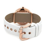 Marc Jacobs Amy White Dial White Leather Strap Watch for Women - MBM1180 Authentic Buy Shop Now