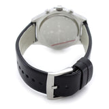Marc Jacobs Blade Chronograph White Dial Black Leather Strap Watch for Women - MBM1189 Authentic Buy Shop Now
