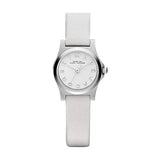 Marc Jacobs Henry Dinky White Dial White Leather Strap Watch for Women - MBM1234 Authentic Buy Shop Now