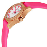 Marc Jacobs Henry White Dial Pink Leather Strap Watch for Women - MBM1237 Authentic Buy Shop Now