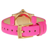 Marc Jacobs Henry White Dial Pink Leather Strap Watch for Women - MBM1237 Authentic Buy Shop Now