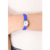 Marc Jacobs Henry White Dial Blue Leather Strap Watch for Women - MBM1238 Authentic Buy Shop Now