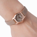 Marc Jacobs Henry Dinky Grey Dial Grey Leather Strap Watch for Women - MBM1239 Authentic Buy Shop Now