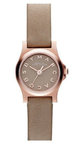 Marc Jacobs Henry Dinky Grey Dial Grey Leather Strap Watch for Women - MBM1239 Authentic Buy Shop Now