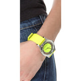 Marc Jacobs Henry Skeleton Neon Yellow Dial Yellow Leather Strap Watch for Women - MBM1242 Authentic Buy Shop Now