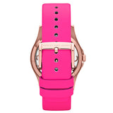 Marc Jacobs Henry Skeleton Pink Dial Pink Leather Strap Watch for Women - MBM1243 Authentic Buy Shop Now