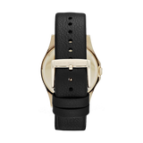 Marc Jacobs Baby Dave Gold Dial Black Leather Strap Watch for Women - MBM1264 Authentic Buy Shop Now