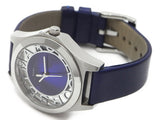 Marc Jacobs Henry Skeleton Blue Dial Blue Leather Strap Watch for Women - MBM1337 Authentic Buy Shop Now