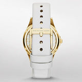 Marc Jacobs Henry Skeleton White Dial White Leather Strap Watch for Women - MBM1339 Authentic Buy Shop Now