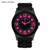 Marc Jacobs Pelly Black Dial Black Silicone Strap Watch for Women - MBM2529 Authentic Buy Shop Now