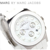 Marc Jacobs Pelly White Dial White Silicone Strap Watch for Women - MBM2565 Authentic Buy Shop Now