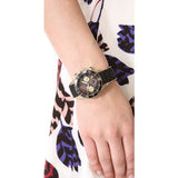 Marc Jacobs Rock Chronograph Black Dial Black Silicone Strap Watch for Women - MBM2598 Authentic Buy Shop Now