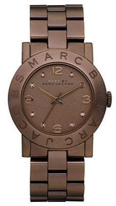 Marc Jacobs Amy Brown Dial Brown Steel Strap Watch for Women - MBM3119 Authentic Buy Shop Now