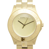 Marc Jacobs Blade Gold Dial Gold Steel Strap Watch for Women - MBM3126 Authentic Buy Shop Now