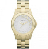 Marc Jacobs Rivera White Dial Gold Steel Strap Watch for Women - MBM3134 Authentic Buy Shop Now