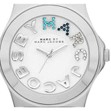 Marc Jacobs Rivera White Dial Silver Steel Strap Watch for Women - MBM3136 Authentic Buy Shop Now