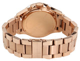 Marc Jacobs Rock Chronograph Rose Gold Dial Rose Gold Steel Strap Watch for Women - MBM3156 Authentic Buy Shop Now