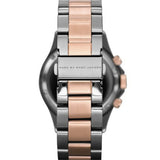 Marc Jacobs Marc Chronograph Grey Dial Two Tone Steel Strap Watch for Men - MBM3157 Authentic Buy Shop Now