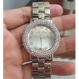 Marc Jacobs Marci Silver Dial Silver Steel Strap Watch for Women - MBM3190 Authentic Buy Shop Now