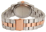 Marc Jacobs Amy Silver Dial Two Tone Steel Strap Watch for Women - MBM3194 Authentic Buy Shop Now