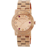 Marc Jacobs Amy Dexter Rose Gold Dial Rose Gold Steel Strap Watch for Women - MBM3216 Authentic Buy Shop Now