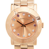 Marc Jacobs Amy Dexter Rose Gold Dial Rose Gold Steel Strap Watch for Women - MBM3216 Authentic Buy Shop Now