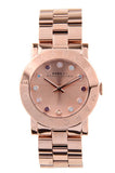 Marc Jacobs Amy Dexter Rose Gold Dial Rose Gold Steel Strap Watch for Women - MBM3216 Authentic Buy Shop Now