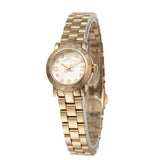 Marc Jacobs Amy Dinky White Dial Gold Steel Strap Watch for Women - MBM3226 Authentic Buy Shop Now