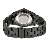 Marc Jacobs Henry Skeleton Black Dial Black Steel Strap Watch for Women - MBM3254 Authentic Buy Shop Now