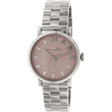 Marc Jacobs Baker Pink Dial Silver Steel Strap Watch for Women - MBM3280 Authentic Buy Shop Now