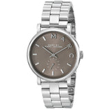 Marc Jacobs Baker Brown Dial Silver Steel Strap Watch For Women - MBM3329 Authentic Buy Shop Now