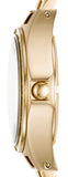 Marc Jacobs Henry Transparent Gold Dial Gold Steel Strap Watch for Women - MBM3338 Authentic Buy Shop Now