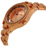 Marc Jacobs Henry Transparent Rose Gold Dial Rose Gold Steel Strap Watch for Women - MBM3339 Authentic Buy Shop Now