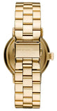 Marc Jacobs Baker Black Dial Gold Steel Strap Watch for Women - MBM3355 Authentic Buy Shop Now