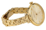 Marc Jacobs Sally Champagne Gold Dial Gold Steel Strap Watch for Women - MBM3363 Authentic Buy Shop Now