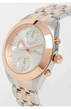 Marc Jacobs Peeker Chronograph Silver Two Tone Steel Strap Watch for Women - MBM3369 Authentic Buy Shop Now
