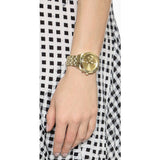 Marc Jacobs Peeker Chronograph Gold Dial Gold Steel Strap Watch for Women - MBM3393 Authentic Buy Shop Now
