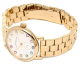 Marc Jacobs Baker White Dial Gold Steel Strap Watch for Women - MBM3440 Authentic Buy Shop Now