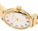 Marc Jacobs Baker White Dial Gold Steel Strap Watch for Women - MBM3440 Authentic Buy Shop Now