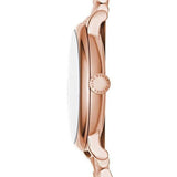 Marc Jacobs Baker White Dial Rose Gold Steel Strap Watch for Women - MBM3441 Authentic Buy Shop Now
