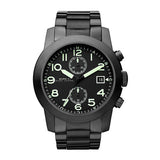 Marc Jacobs Larry Chronograph Black Dial Black Steel Strap Watch for Men - MBM5032 Authentic Buy Shop Now
